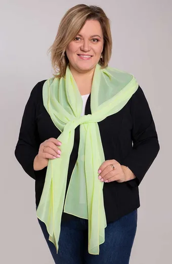 Helekollane pidulik sall 47x210