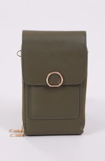 Khaki värvi käekott