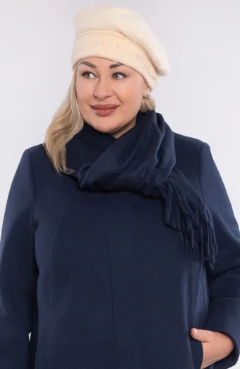 Kreemjas angoora segu müts