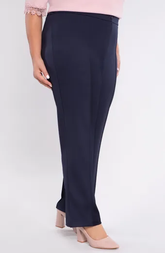 Elegantsed tumesinised siledad püksid
