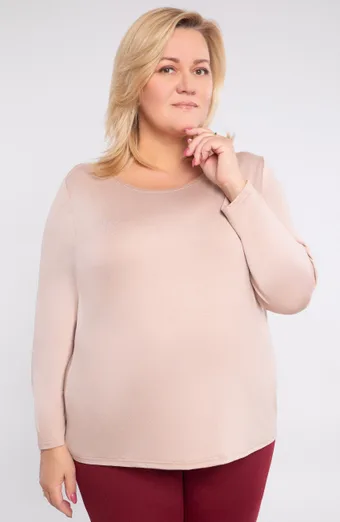 Lihtne beež pluus