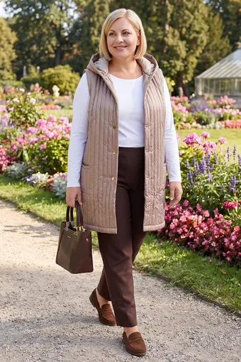 Reljeefse mustriga Vest
