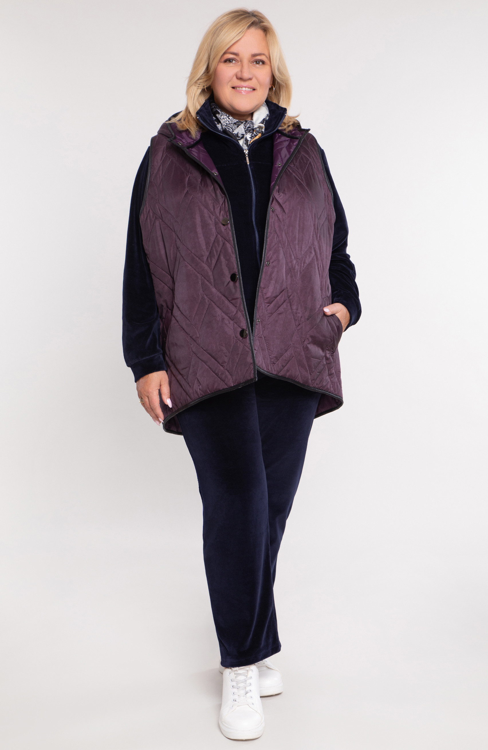 Lilla tepitud vest